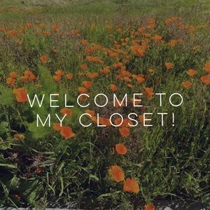Welcome to my closet!